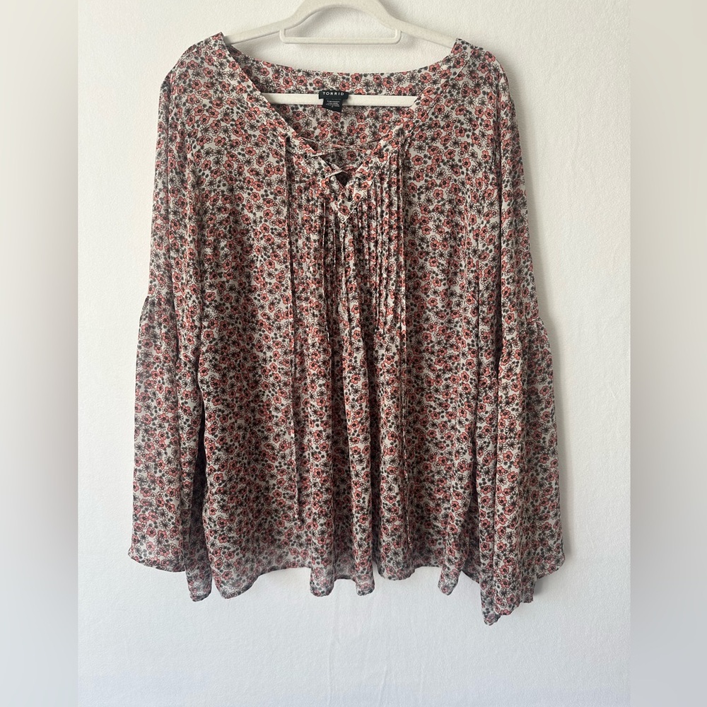 Torrid Floral Blouse – Women’s Size 3X